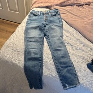 Madewell High Rise 10” Skinny Light Blue Jeans